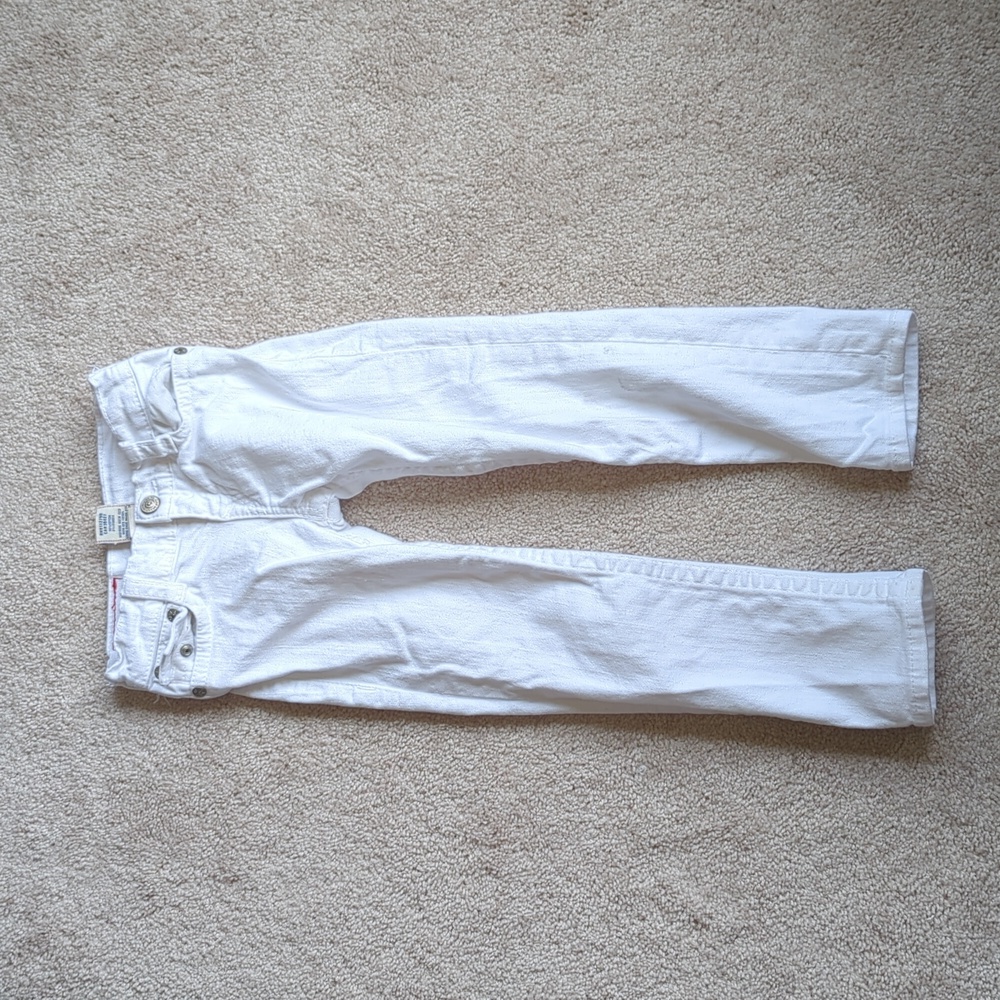 Girls true religion white jeans size 5